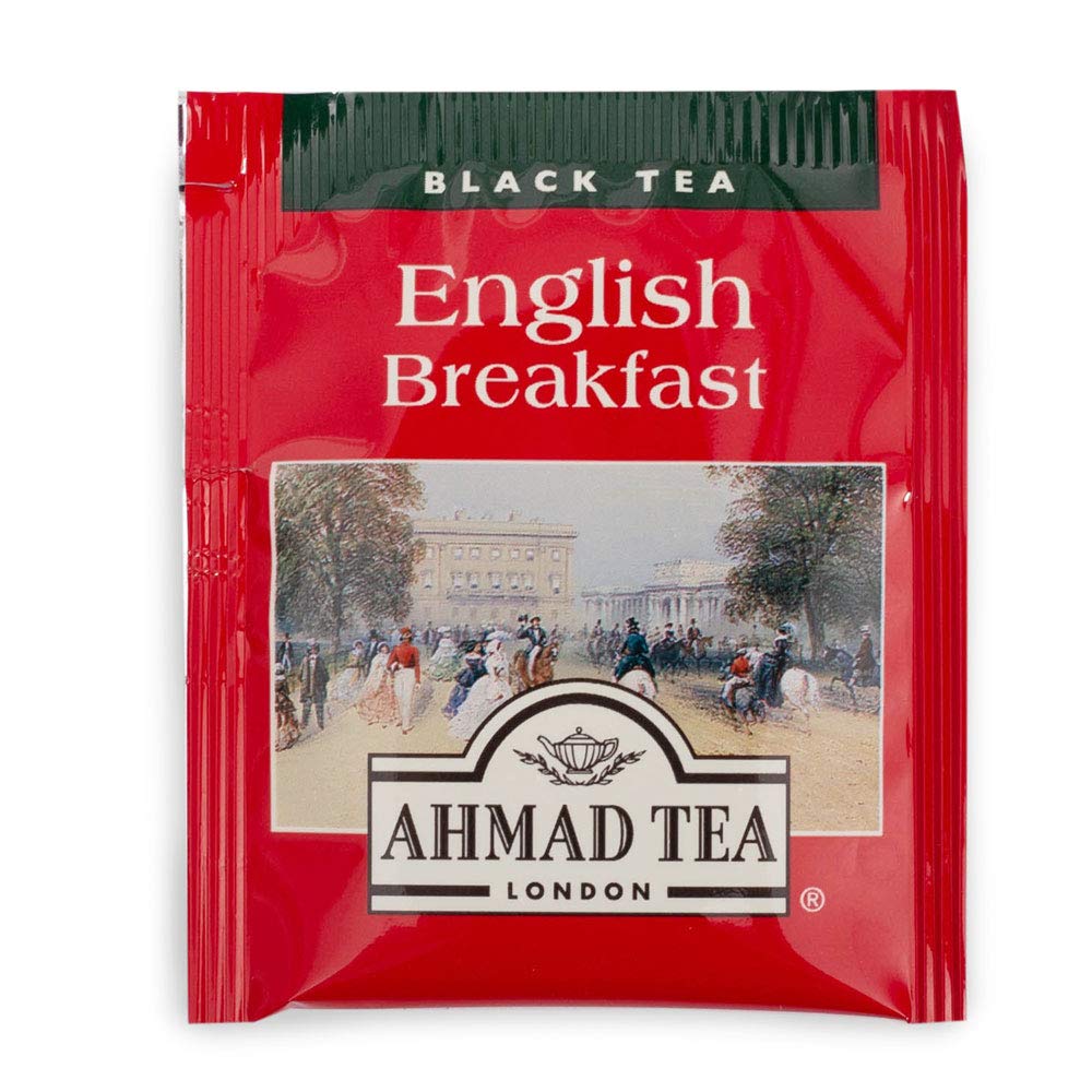 Ahmad Tea Black Tea, Nostalgic Britain Metal Caddy, English Breakfast Tea, 20 foil teabags - Caffeinated & Sugar-Free - Image 5