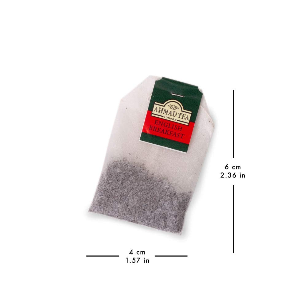 Ahmad Tea Black Tea, Nostalgic Britain Metal Caddy, English Breakfast Tea, 20 foil teabags - Caffeinated & Sugar-Free - Image 6