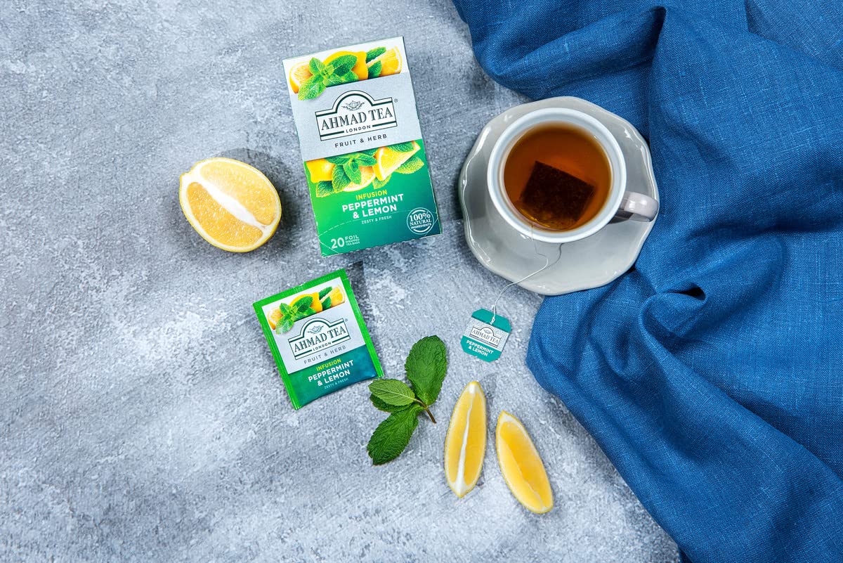 Ahmad Tea - Peppermint & Lemon Tea 20 Bags - 30g - Image 9